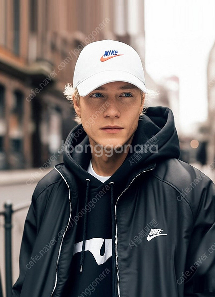 NIKE 나이키 헤리티지86 희귀컬러 형광 오렌지/블루 써머 트로피칼 볼캡 모자--5