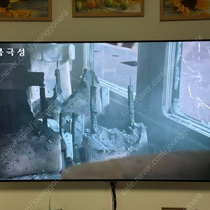 LG 65 OLED 패널만 판매합니다 유리 살짝 깨짐