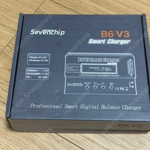 세븐칩 B6 V6 배터리 밸런싱 충전기+어댑터(새재품)