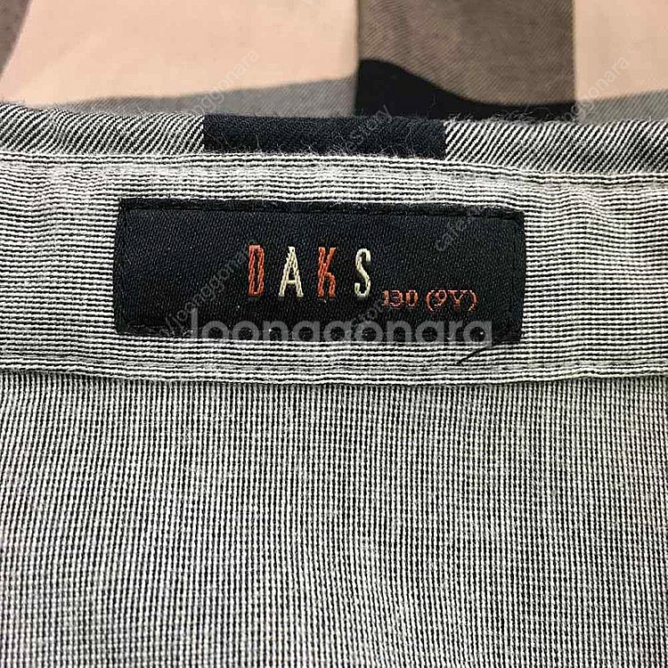 닥스 키즈 하우스 체크 셔츠 DOF11XS03M(130...--4