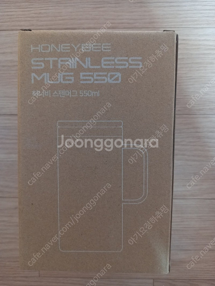 (미개봉) 허니비 보온보냉 스텐머그 550ml 택배비 ...--0