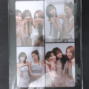 맘스터치 르세라핌 네컷사진 택포 7,000원 팝니다.