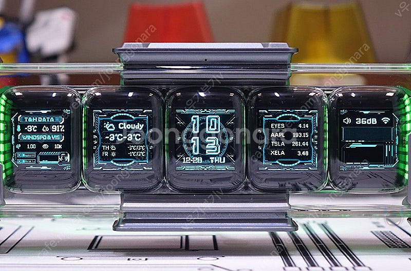 디붐 타임즈게이트 픽셀 데스크테리어 미사용 새상품 판매--3