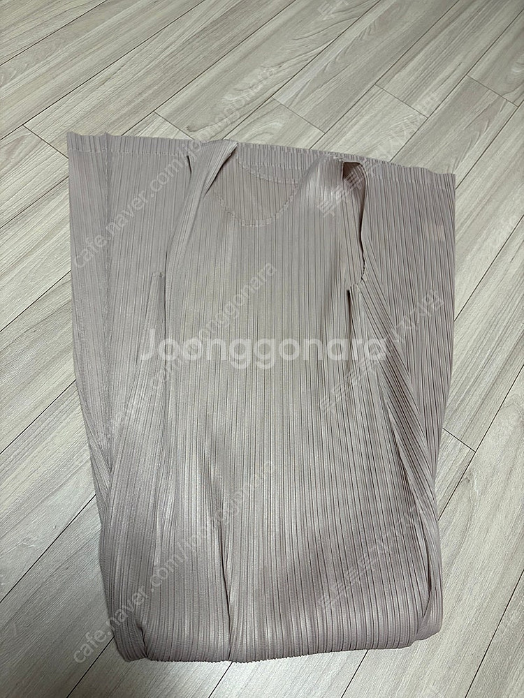 제이드몽 매트 원피스 핑크베이지--1