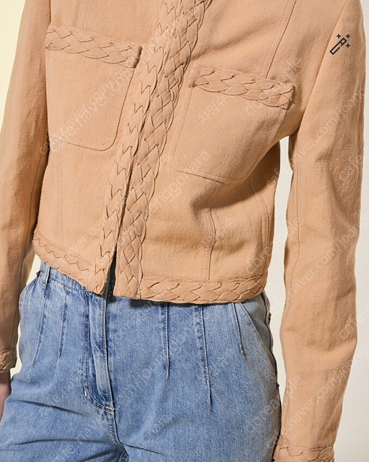 랑방 린넨케이블 쟈켓 이미지