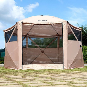 원터치 육각스크린 쉘터텐트