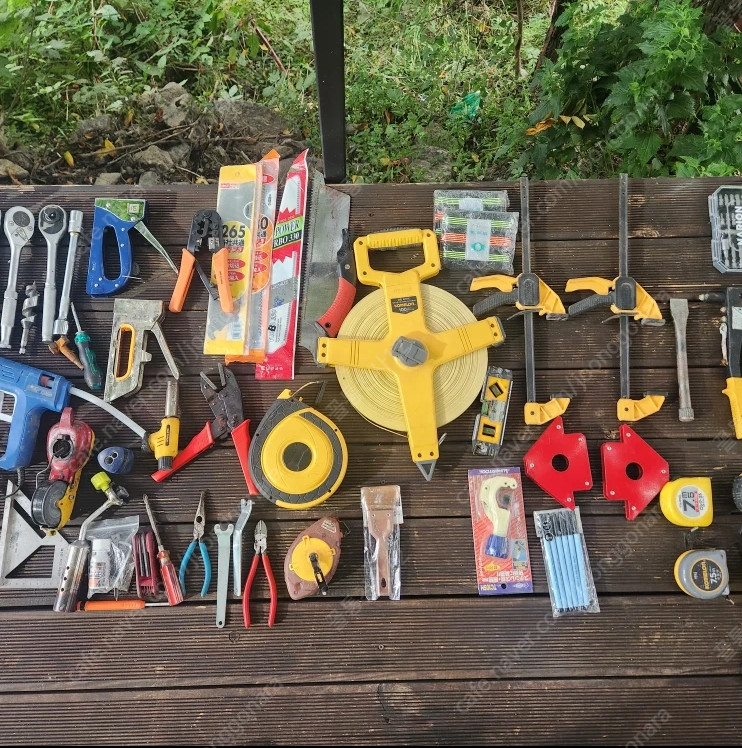 각종 수공구 모음 이미지