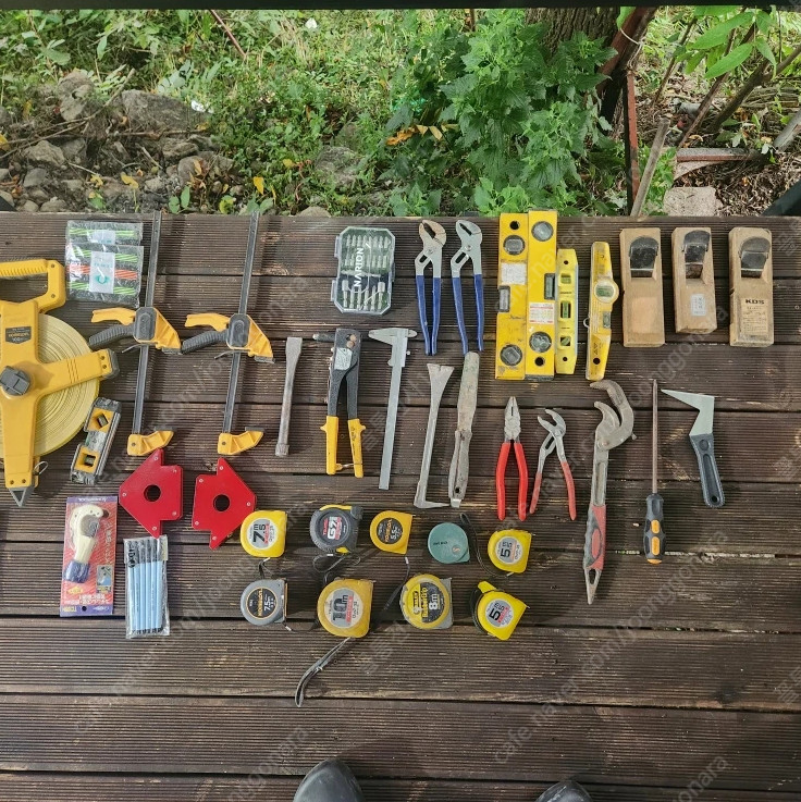 각종 수공구 모음 이미지