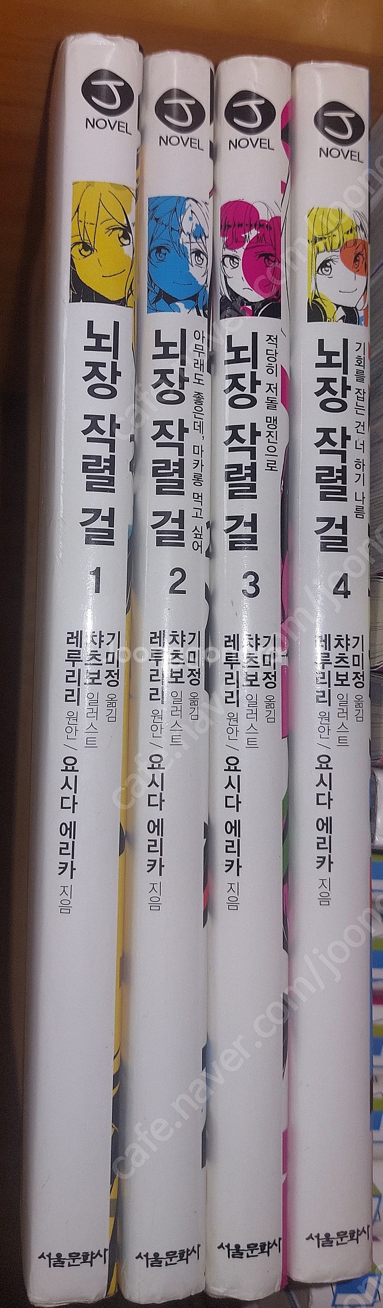 뇌장작렬걸1~4 라이트노벨 라노벨 소설판--4