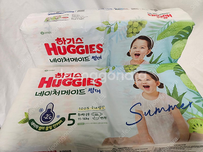하기스 네이처메이드썸머 5단계 밴드형 기저귀--0