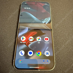 구글 픽셀9 프로 XL 5G 16램 256GB, 16GB, 하젤(캐나다판) 팝니다.