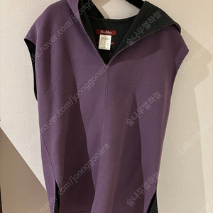 막스마라 캐시미어 핸드메이드 후드 베스트