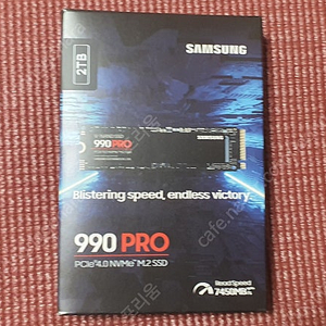 삼성전자 삼성 990 PRO M.2 NVMe 2TB 미개봉 팝니다