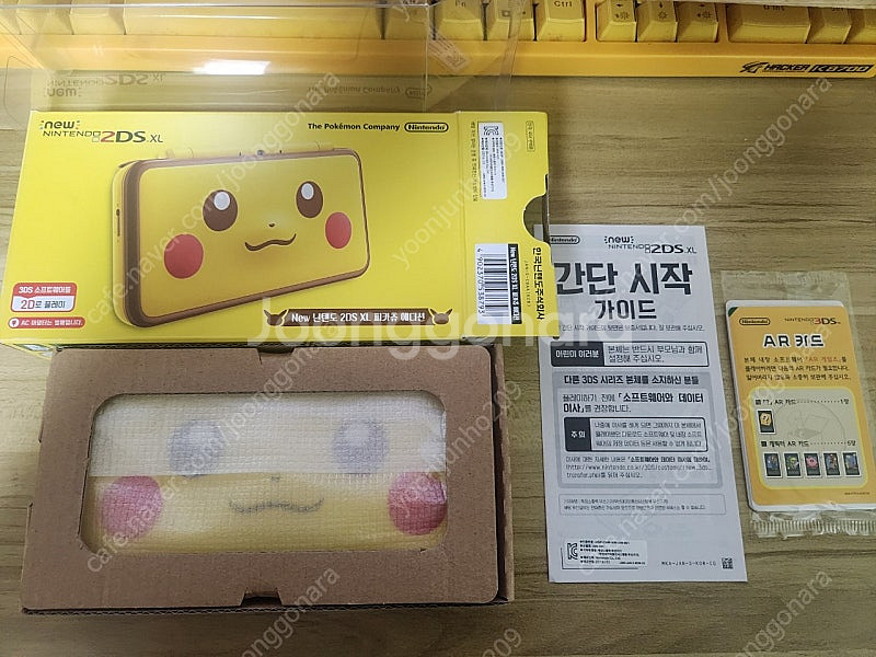미품급) 닌텐도 2ds xl 피카츄 에디션 팔아요--2