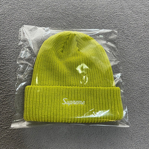 [F] 새제품 슈프림 루즈 게이지 라임 비니 Supreme Loose Gauge
