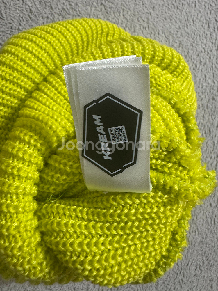 [F] 새제품 슈프림 루즈 게이지 라임 비니 Supreme Loose Gauge--2