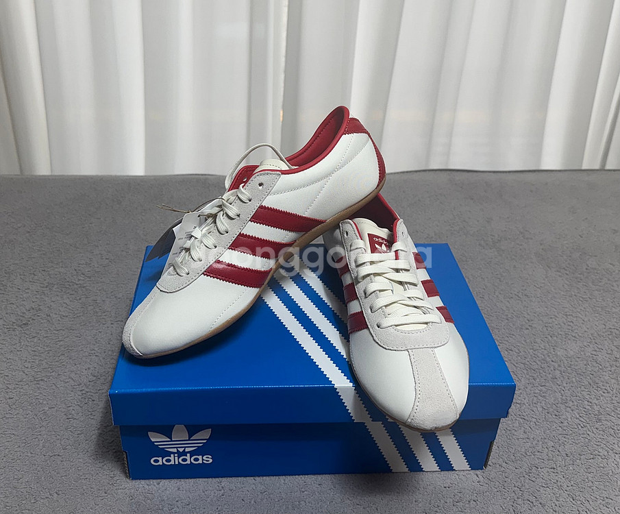 [260] 새제품 아디다스 도쿄 JI3300 화이트 레드--1