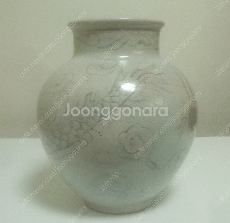 문경 장작가마 용그림의 도자기 항아리--3