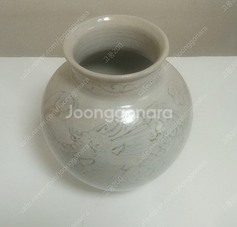 문경 장작가마 용그림의 도자기 항아리--4