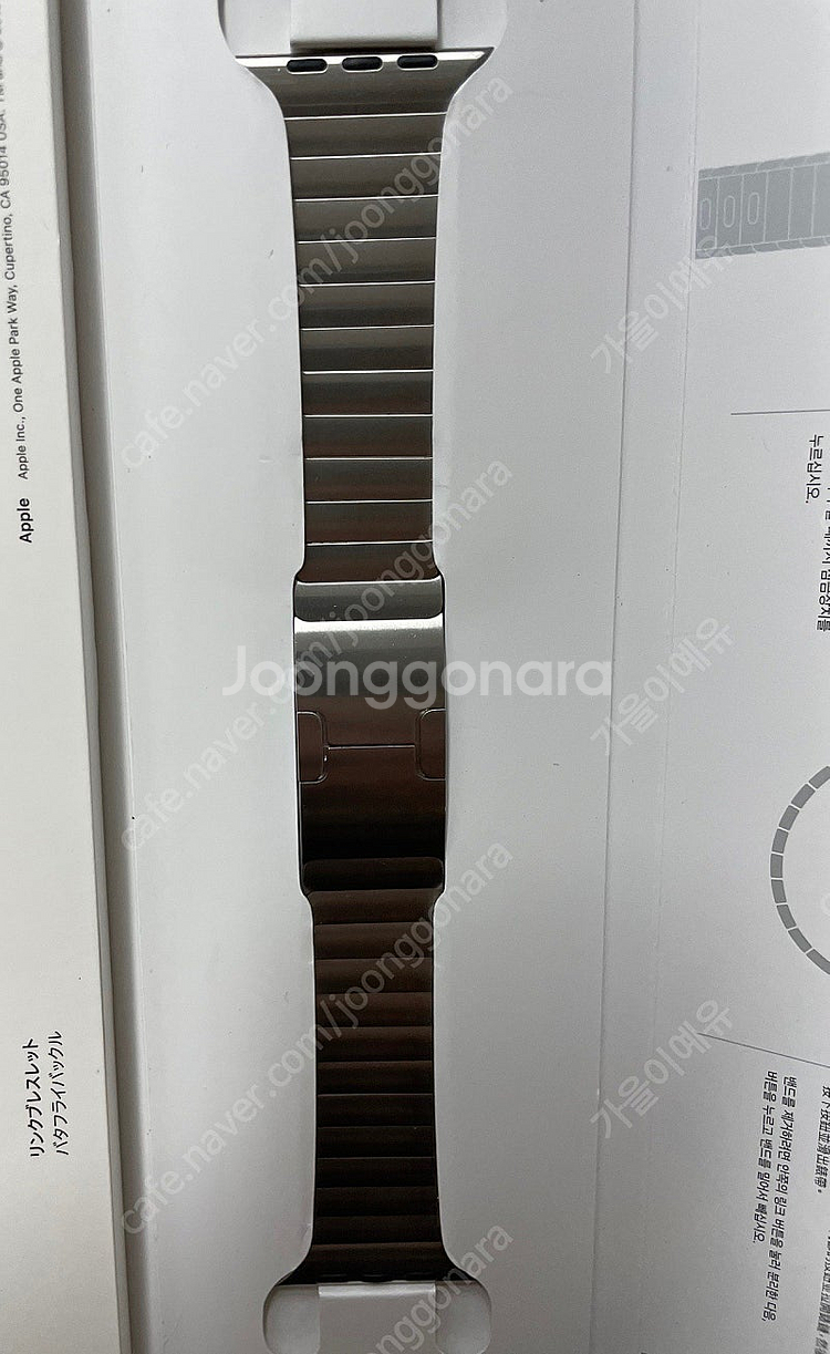 애플워치 링크브레이슬릿 42mm 최상급 실버--0