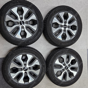 모닝 14인치 알루미늄 휠 타이어