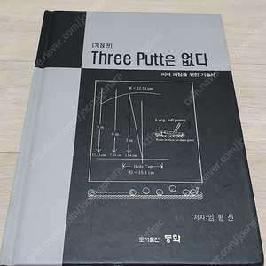 골프 관련 책 도서. 버디 퍼팅을 위한 기술서. Three Putt은 없다