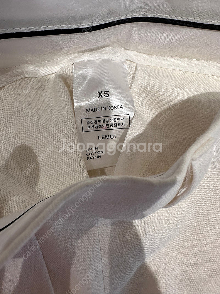 (새상품/택포) 르뮈 레니본 린넨 팬츠--1