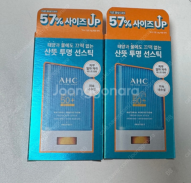 미개봉새상품_AHC 투명 선스틱 1개 8천원--0