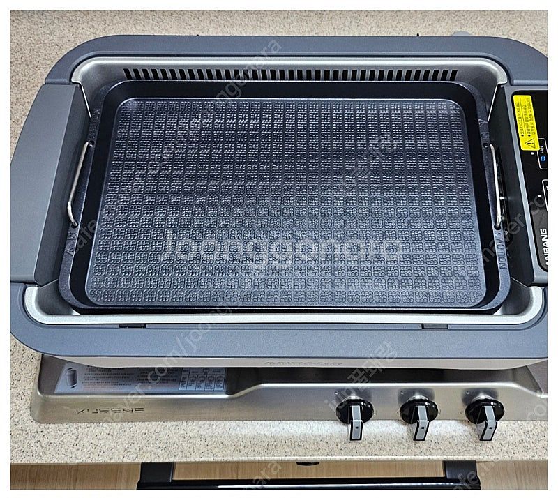 안방그릴 파워 시즌5 연기 냄새잡는 전기그릴+가방+필터--6