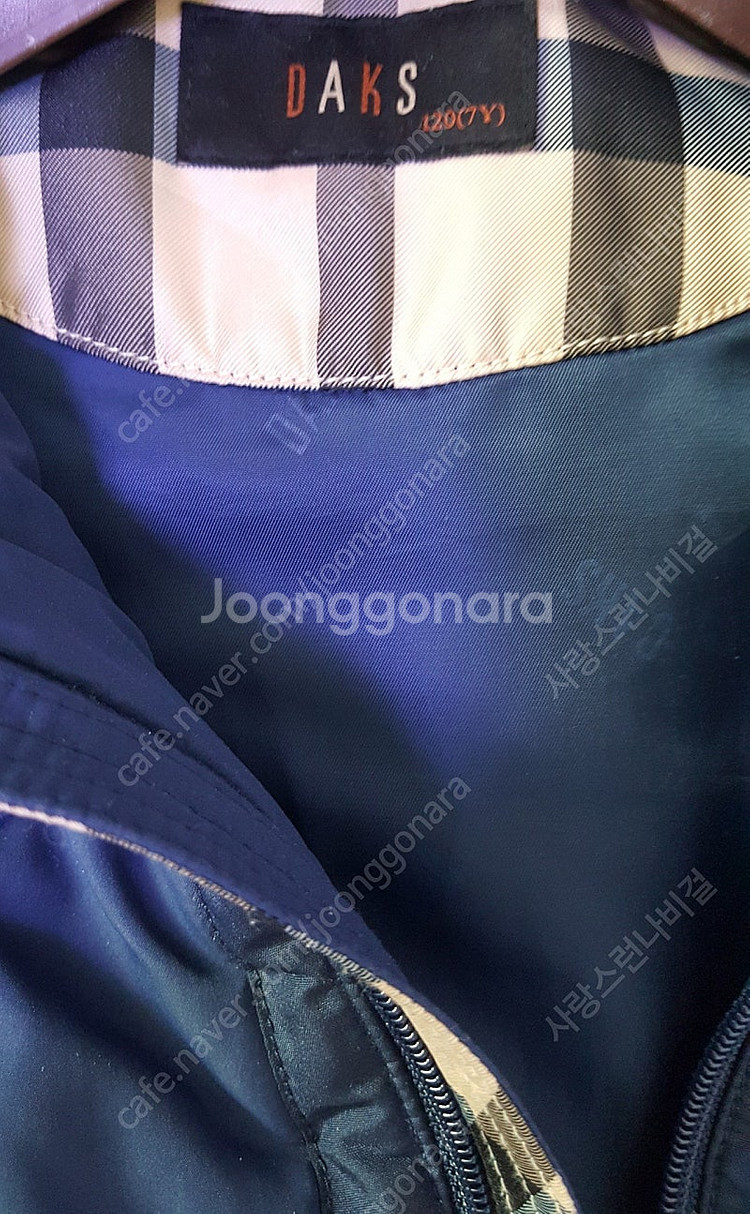 닥스키즈 120(7y) 네이비 정품 여아 퀼팅 경량 점...--1