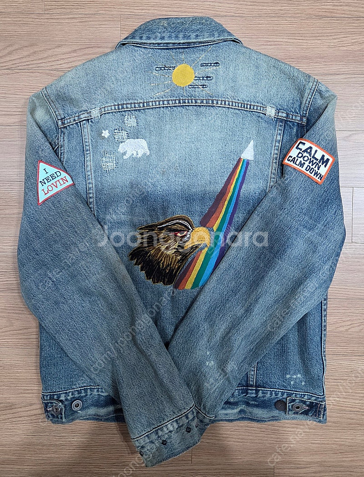 폴스미스(paul smith) 레드이어 자수 청자켓 /...--8