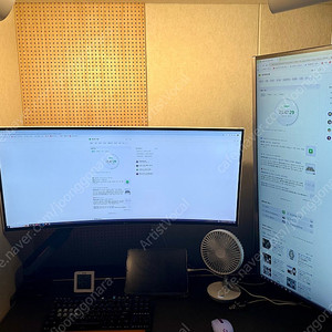 LG 38WR85QC 38인치 울트라 와이드모니터 판매합니다. 카멜 모니터 마운트 포함