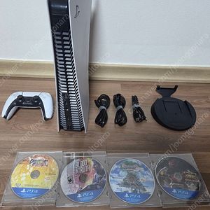 PS5 디스크 에디션 1118A 모델 + 게임4종