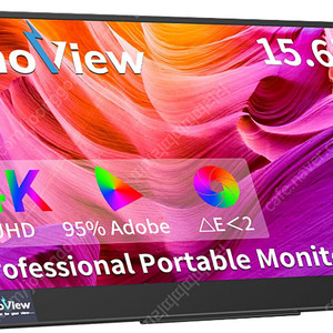 [미개봉]이노뷰 15.6" 4K 터치모니터 Adobe100% 전문가용 포터블모니터 판매