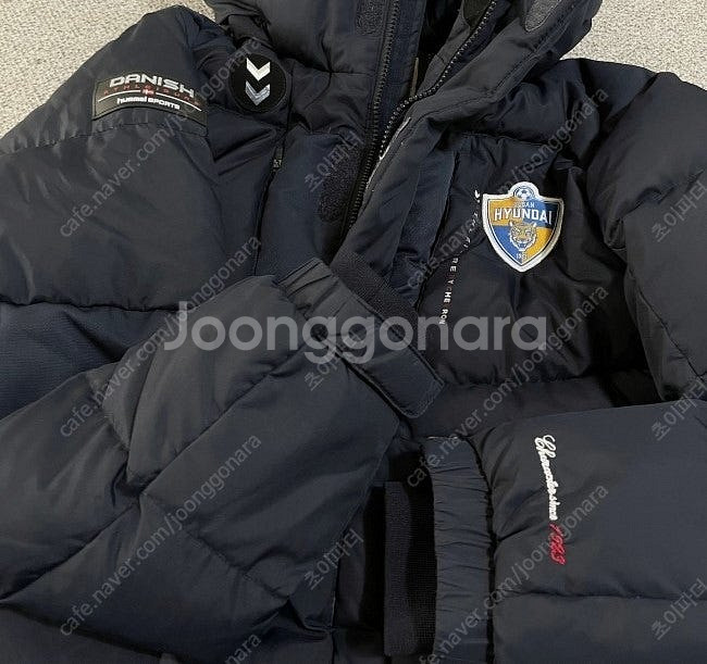 울산현대 축구 벤치 오리털 롱패딩 덕다운 롱패딩 105...--3