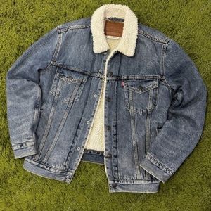 리바이스 프리미엄 데님 쉐르파 청자켓 90~93싸이즈