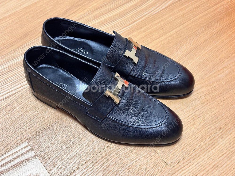 에르메스 파리 금장 40.5 3회 착용 50만원--3