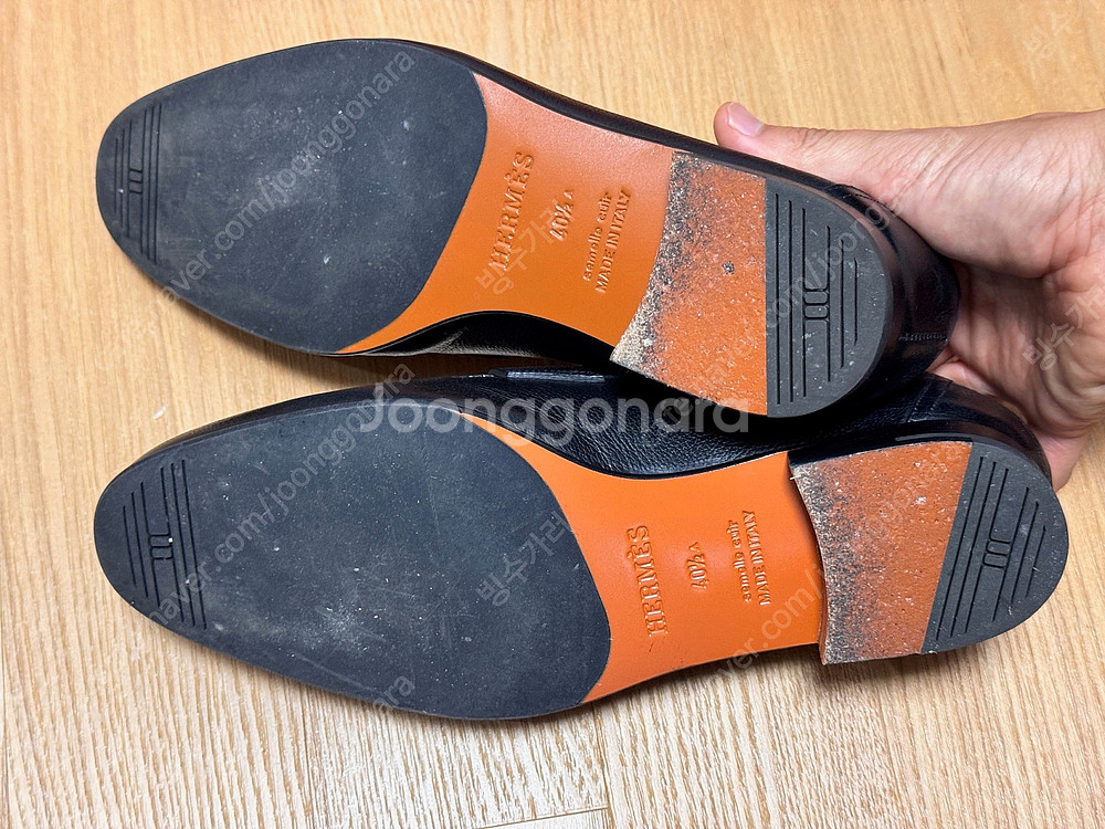 에르메스 파리 금장 40.5 3회 착용 50만원--5