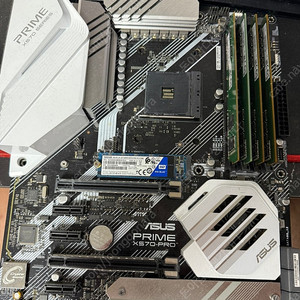 asus x570 prime pro ,ram ddr4 8g (3200),wd ssd 500g 일괄 25만