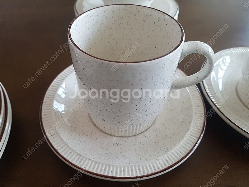 영국 풀포터리 POOLE POTTERY 커피잔&소서&디...--7