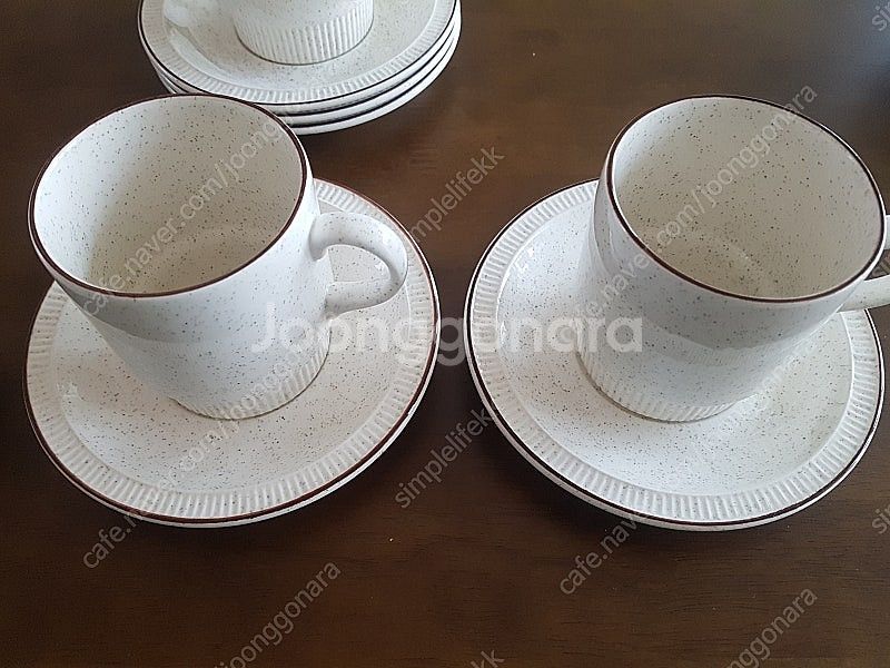 영국 풀포터리 POOLE POTTERY 커피잔&소서&디...--8