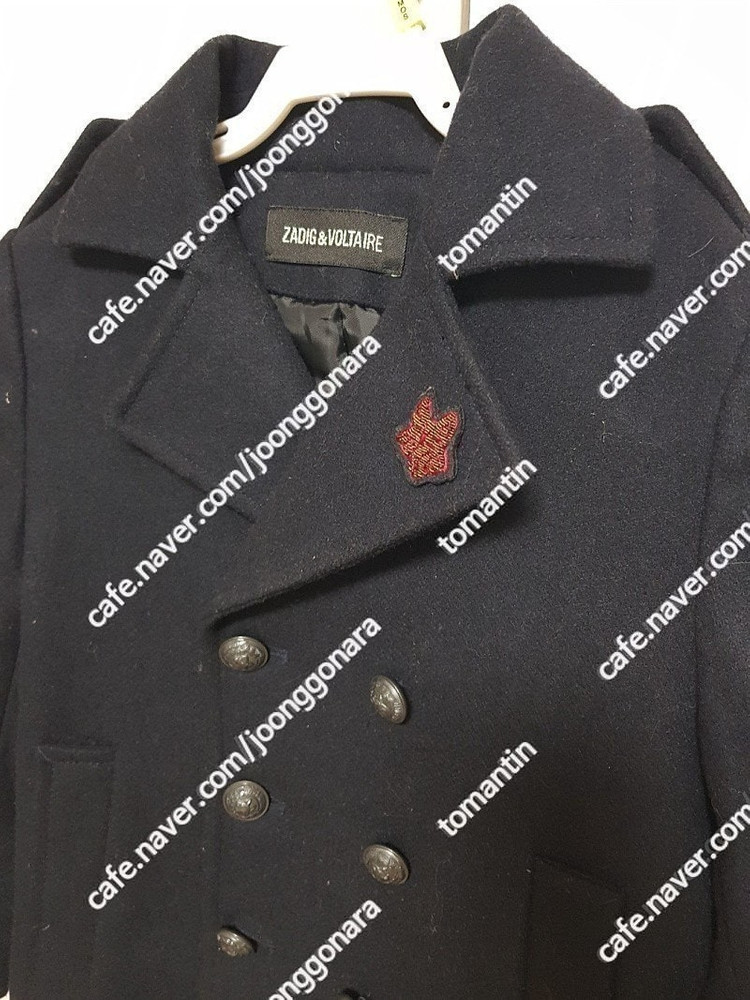 자딕앤볼테르 모직 테일러 더블코트 100사이즈 택포8--2