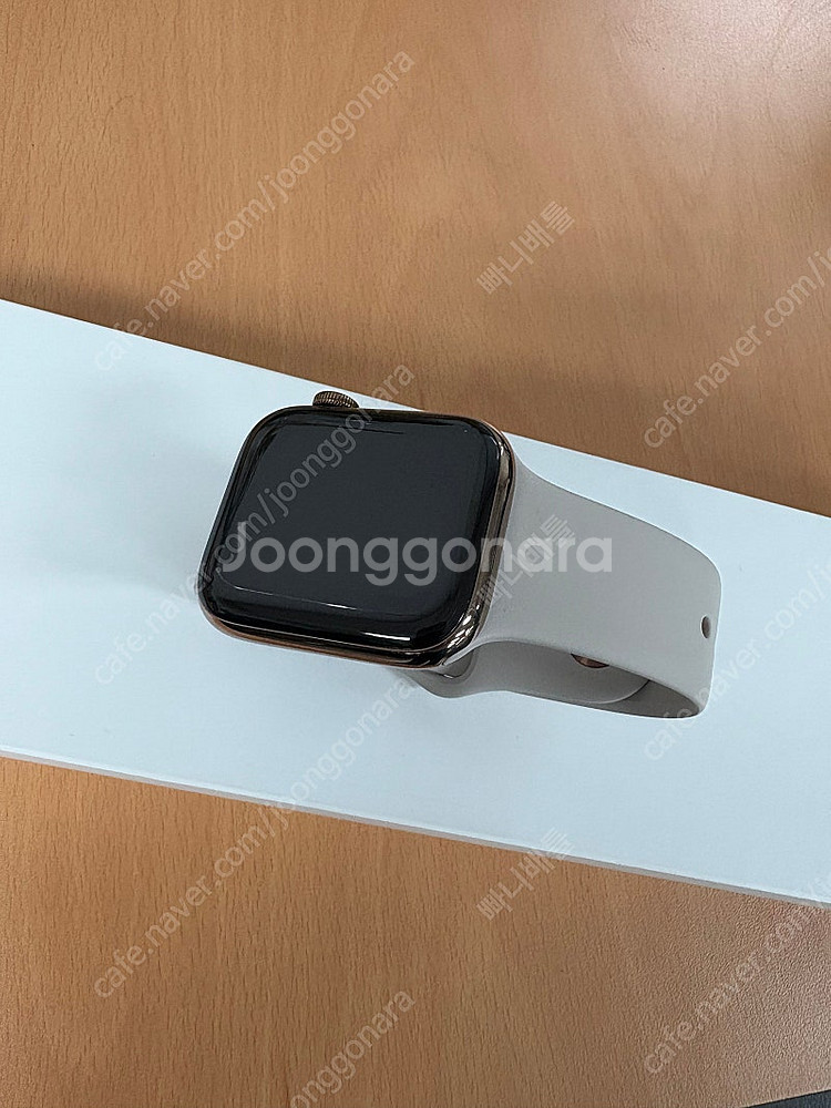 애플워치 4세대 골드스테인레스 스틸 LTE--2