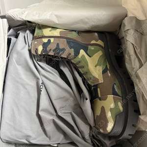 발렌시아가 스트라이크 부츠 카모
