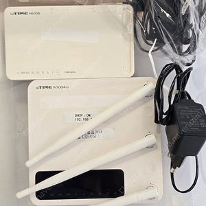[팝니다] ipTIME 유무선공유기(A1004NS) 및 스위치허브(H6008)