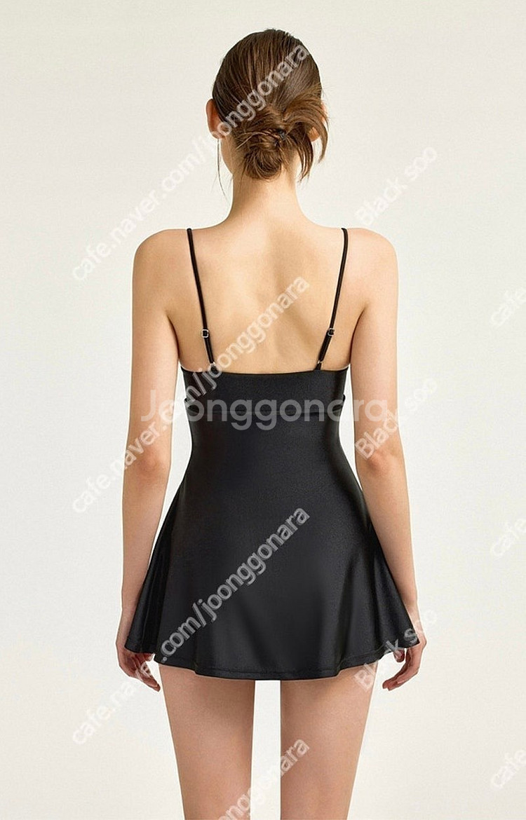 AGNEL 아그넬 베이비돌 모노키니 수영복 블랙 S사이즈 판매합니다.--3