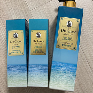 닥터그루트 애딕트 샴푸 라임바질 앤 만다린 680ml, 앰플 트리트먼트 2개 일괄