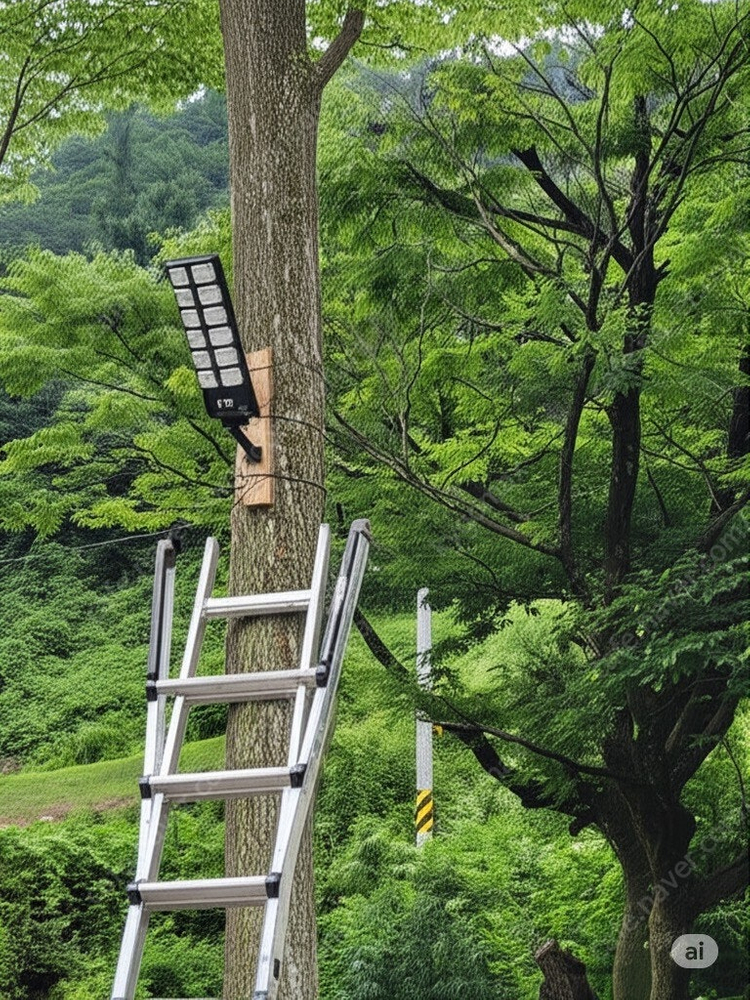태양광 센서등 솔라등 모션 조명 리모컨 포함(특대형) 캠핑 펜션 정원 실외--9