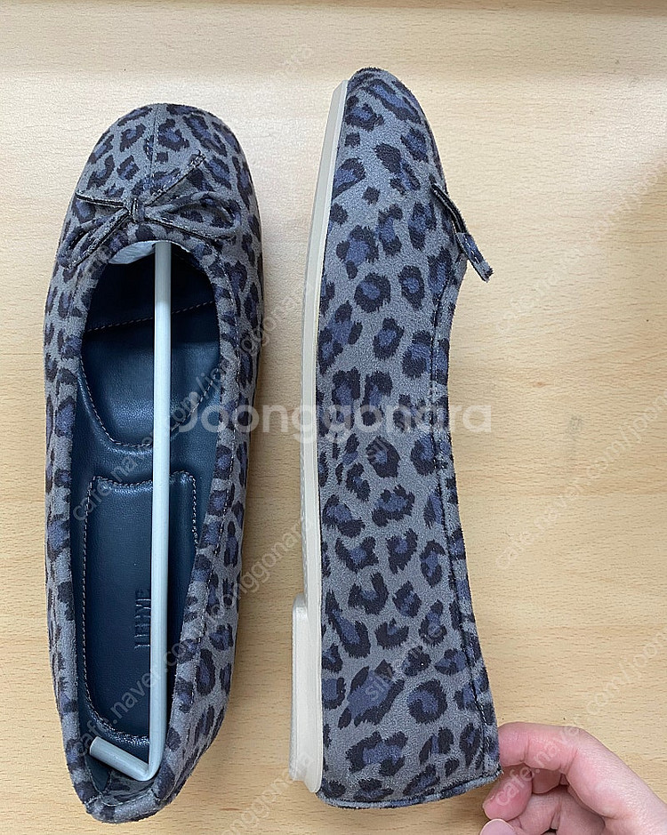 르헤 챠챠 플랫슈즈 레오파드 그레이 250 새상품--4