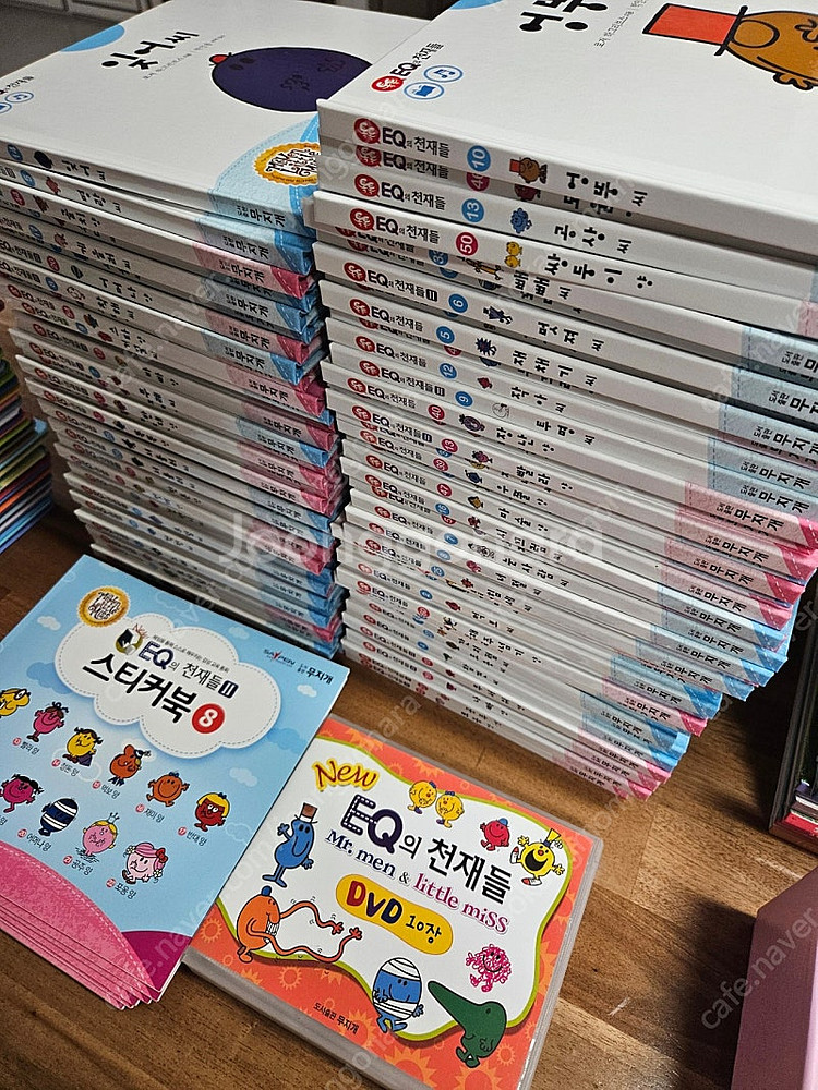 EQ의천재들 60권 +스티커북+ DVD 10장--0